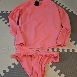Kids Pink Swim Set